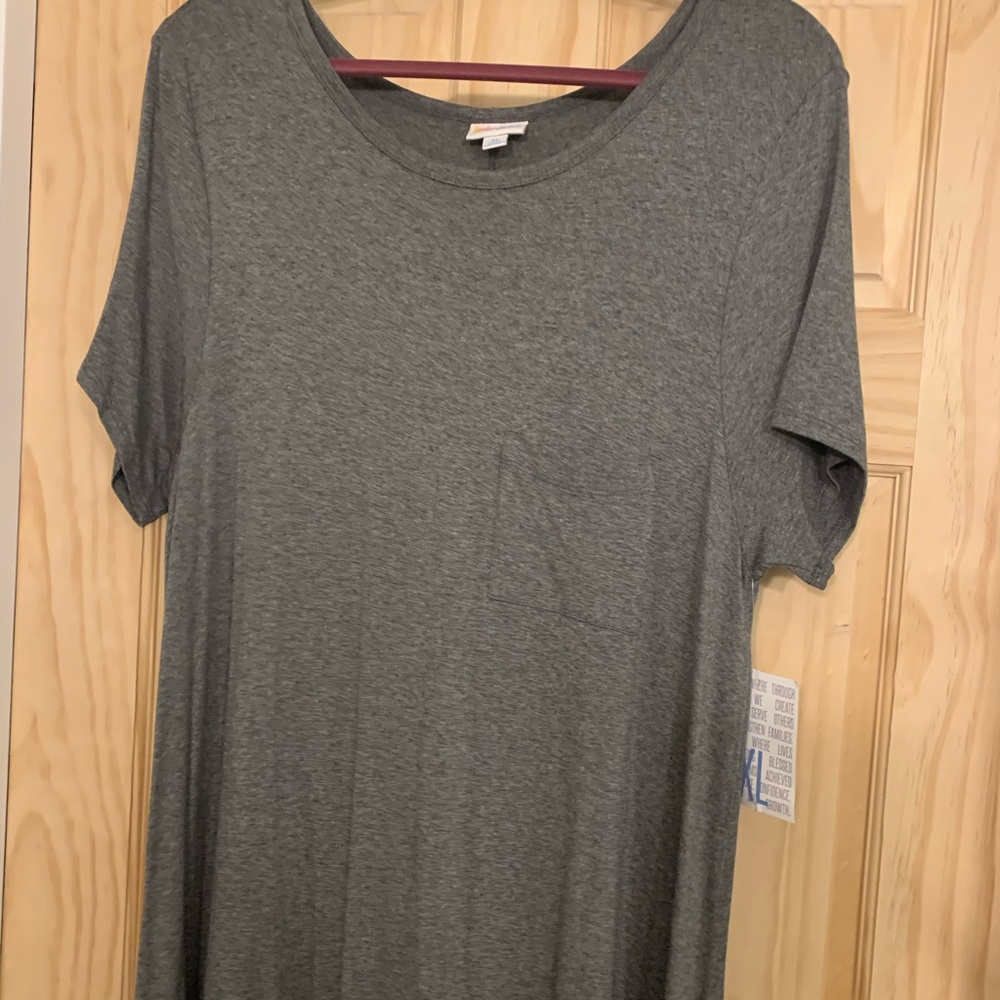 LulaRoe Carly XL solid gray